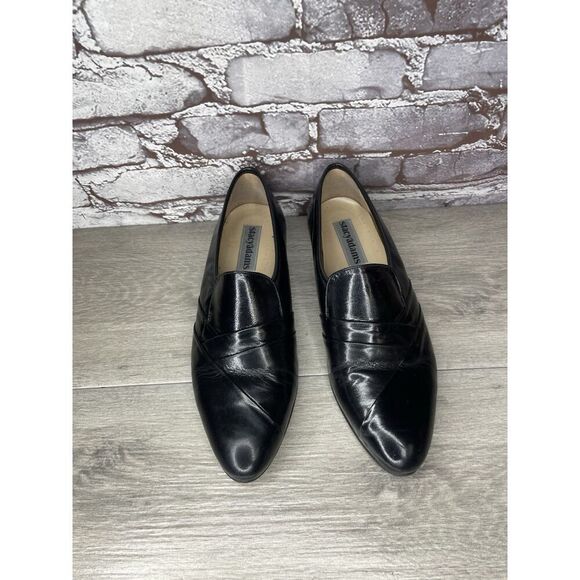 Stacy Adams Black Patent Leather Slip On Loafers Dress Shoes Men’s Sz 8M US/41EU - Picture 15 of 16